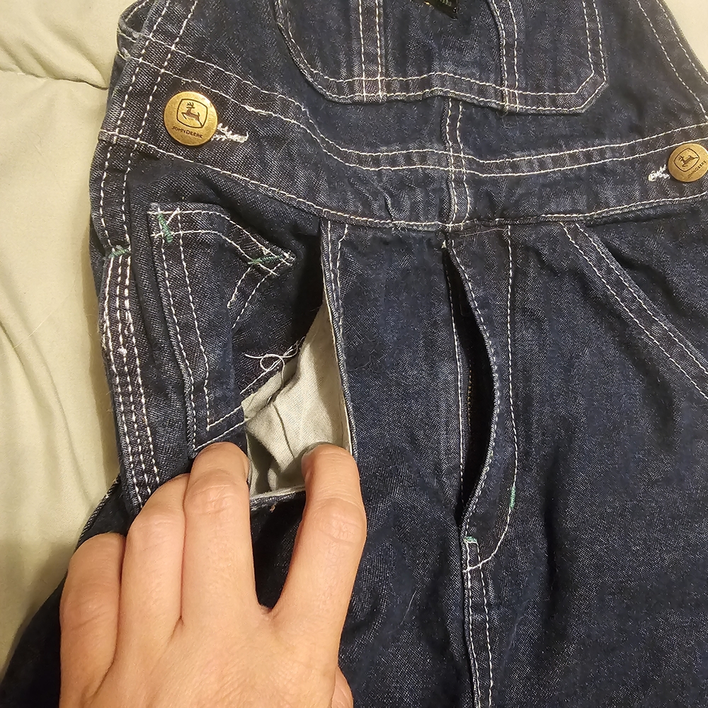 John Deere Kids Denim Overalls - Picture 4 of 7